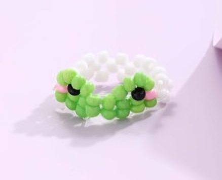 Cartoon Beaded Ring