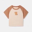 Cartoon Bear Baseball Tee