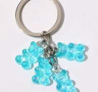Cartoon Bear Charm Keychain