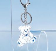 Cartoon Bear Charm Keychain