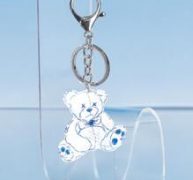 Cartoon Bear Charm Keychain