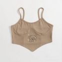 Cartoon Bear Crop Cami