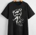 Cartoon Bear Graphic Oversized Tee