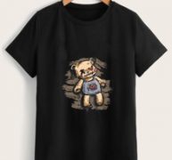 Cartoon Bear Graphic Tee