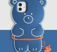 Cartoon Bear Shaped Phone Case