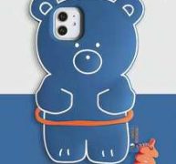 Cartoon Bear Shaped Phone Case