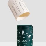 Cartoon Cat Print Makeup Brush Storage Box