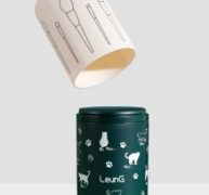 Cartoon Cat Print Makeup Brush Storage Box