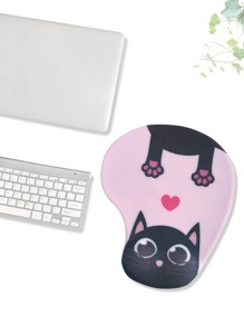 Cartoon Cat Print Wrist Rest