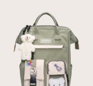 Cartoon Design Doll Decor Backpack