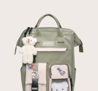 Cartoon Design Doll Decor Backpack