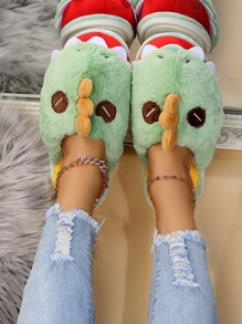 Cartoon Design Fluffy Slippers