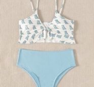 Cartoon Dinosaur Bikini Swimsuit