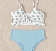 Cartoon Dinosaur Bikini Swimsuit