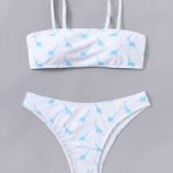 Cartoon Dinosaur Bikini Swimsuit