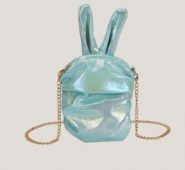 Cartoon Ear Metallic Crossbody Bag