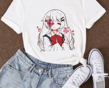 Cartoon Figure Graphic Tee