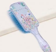 Cartoon Flamingo Pattern Hair Brush
