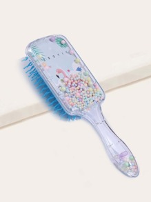 Cartoon Flamingo Pattern Hair Brush