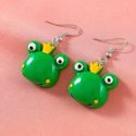 Cartoon Frog Drop Earrings