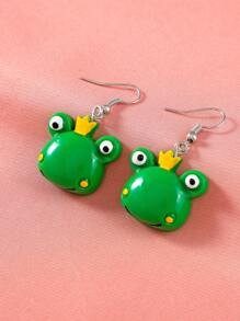 Cartoon Frog Drop Earrings