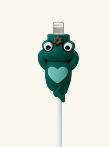 Cartoon Frog Shaped Data Cable Protector