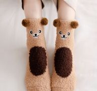 Cartoon Fuzzy Socks