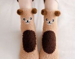 Cartoon Fuzzy Socks
