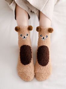 Cartoon Fuzzy Socks