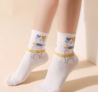 Cartoon Graphic Crew Socks