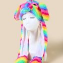 Cartoon Graphic Ear Decor Fluffy Hat