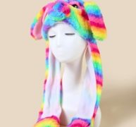 Cartoon Graphic Ear Decor Fluffy Hat