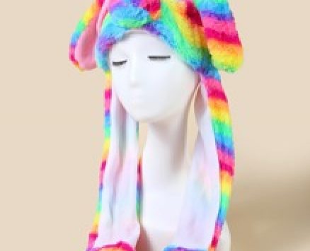 Cartoon Graphic Ear Decor Fluffy Hat