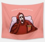 Cartoon Graphic Tapestry