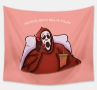 Cartoon Graphic Tapestry