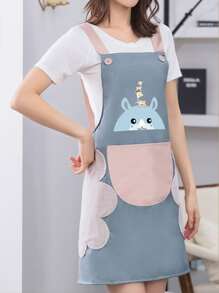 Cartoon Graphic Water Proof Apron