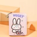 Cartoon Graphic Zip Around Purse