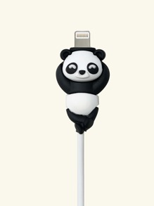 Cartoon Panda Shaped Data Cable Protector