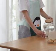 Cartoon Penguin Print Apron