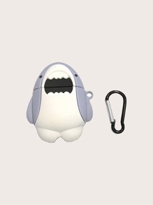 Cartoon Shark Design Airpods Case