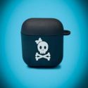 Cartoon Skull Print Case For Airpods