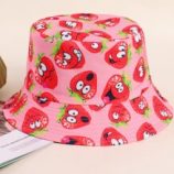 Cartoon Strawberry Bucket Hat