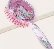 Cartoon Unicorn Print Hair Brush