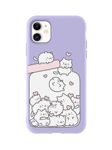 Cat Cartoon Graphic iPhone Case