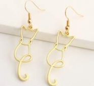 Cat Decor Drop Earrings