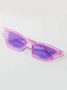 Cat Eye Tinted Lens Sunglasses