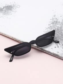 Cat Eye Tinted Lens Sunglasses