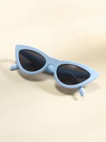 Cat Eye Tinted Lens Sunglasses