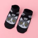 Cat Print Ankle Socks