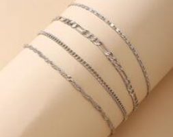 Chain Anklet Set – 4pcs
